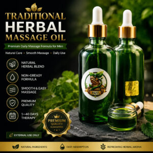 Traditional massage oil, natural firming, smoothing